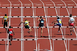 Athlete Alive Athletics Hurdles